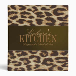 Classeur fait sur commande de recette d'empreinte