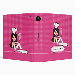 Classeur fait sur commande de recette illustré