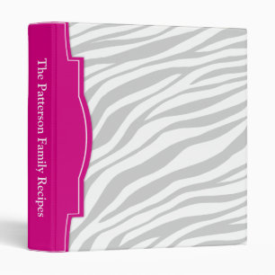 Classeur fait sur commande fuchsia fané de recette