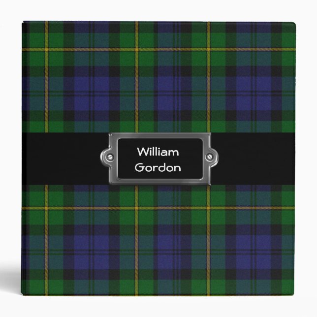 Classeur fait sur commande traditionnel de plaid (Devant)