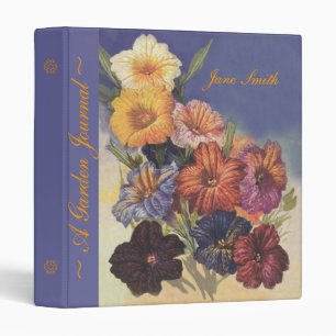 Classeur fait sur commande vintage de journal de