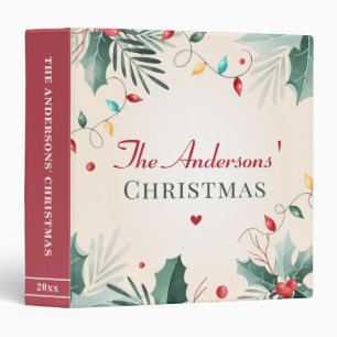 Classeur Famille Couple Noël Photo Nouveau livre de mémoire