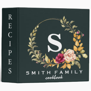 Classeur Famille personnalisée Monogramme Douche nuptiale R