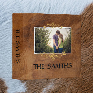 Classeur Famille Photo Scrapbook Album Faux Cuir