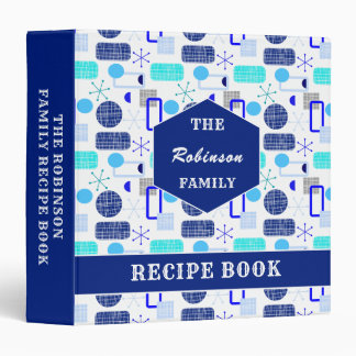 Classeur Famille Recette Rétro Starburst atomique personnal