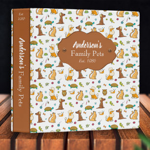 Classeur Family Animaux Photo Scrapbook Album