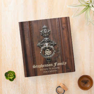 Classeur Family Estate Planning Vintage Antique Wood