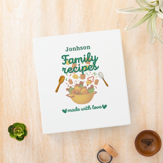 Classeur Family Recipes Kitchen Binder (In Situ)