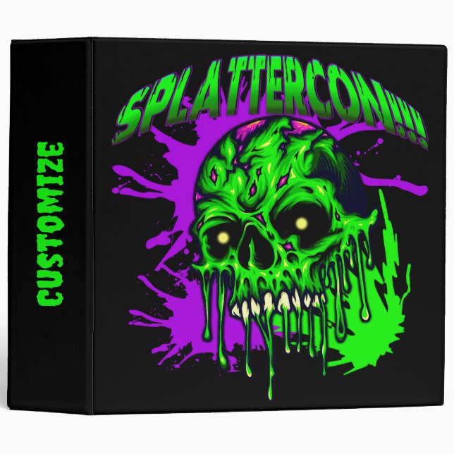 Classeur Fans de Dresde SplatterCon (Devant/Côté)