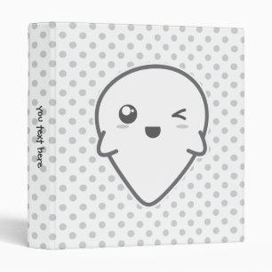 Classeur fantôme Kawaii Winking