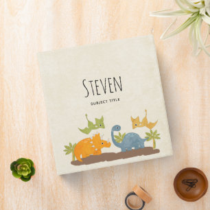 Classeur Faune sauvage de Cute Dinosaure