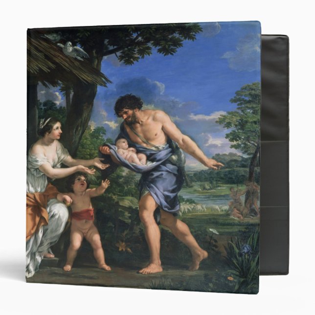 Classeur Faustulus Romulus et Remus de confiance (Devant/Intérieur)