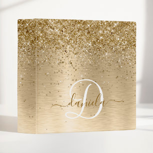 Classeur Faux Gold brossé Parties scintillant métallique Im