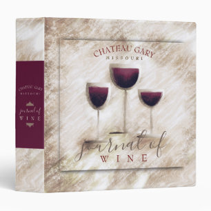 Classeur Faux marbre vin rouge revue personnalisée