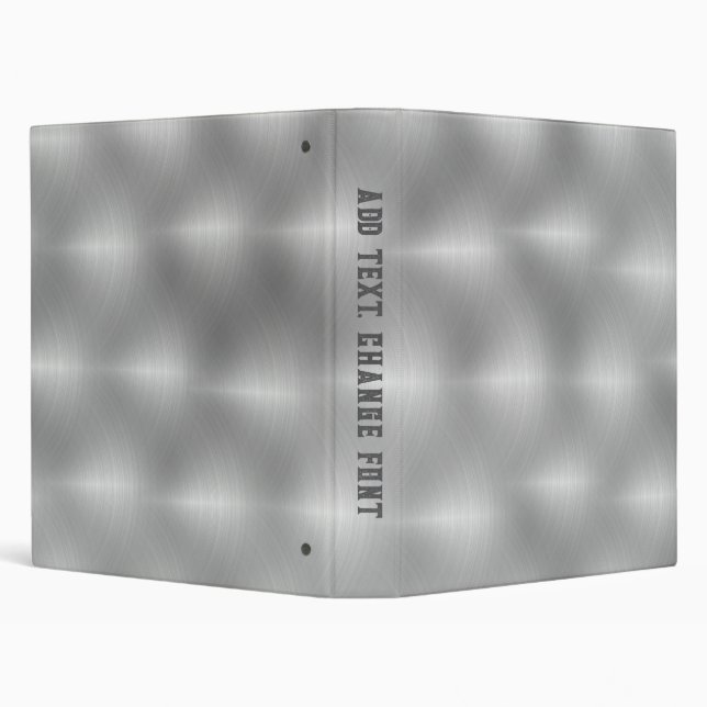 Classeur Faux Metal - Acier brossé (Arrière-plan)