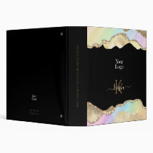 Faux Paillet Or & Vagues Pastel