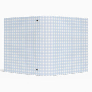 Classeur Faye et Lauren Pastel En vichy bleu