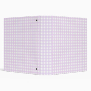 Classeur Faye et Lauren Pastel Purple En vichy