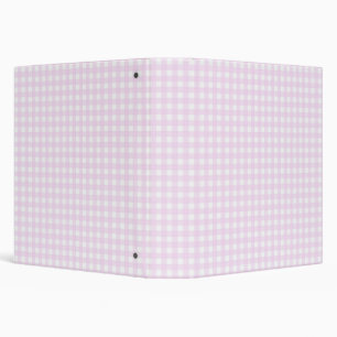 Classeur Faye et Lauren Pink En vichy