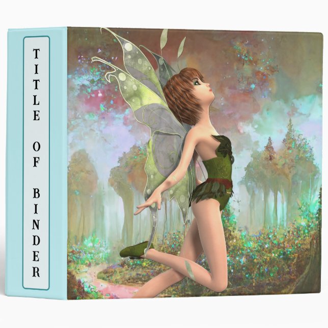 Classeur Fée de forêt (Devant/Côté)