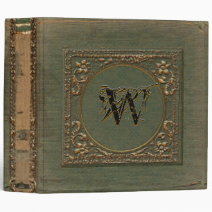 Classeur Fellowsbey a personnalisé le monogramme victorien