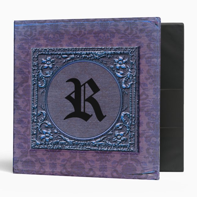 Classeur Fellowsbey Melkini Edition Monogramme victorien (Devant/intérieur)