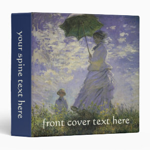 Classeur Femme avec parasol par Claude Monet, Art Vintage