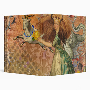 Classeur Femme Capricorne Chèvre Fantaisie Amusant