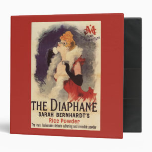 Classeur Femme de Diaphane de La saupoudrant l'affiche de