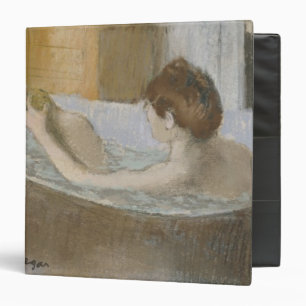 Classeur Femme d'Edgar Degas à son Bath, épongeant sa