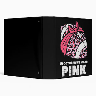 Classeur Femme Octobre Nous Portons Le Football Rose Cancer
