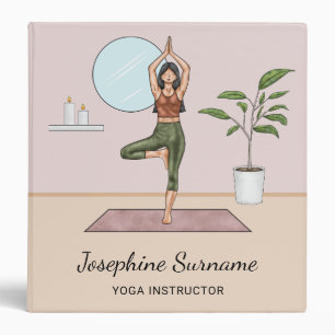 Classeur Femme Professeur de Yoga Professeur de Méditation