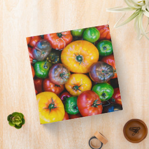 Classeur Fermes Récolte colorée de tomates