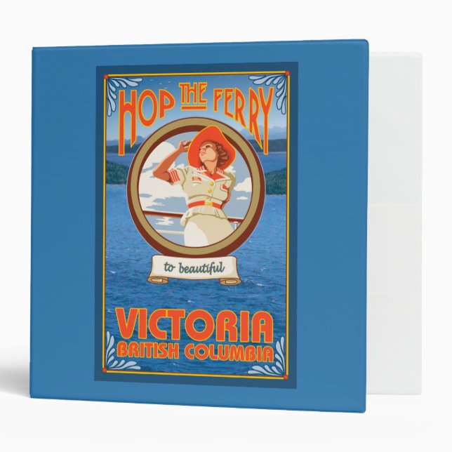 Classeur Ferry pour femme - Victoria (C.-B.) Canada (Devant/intérieur)