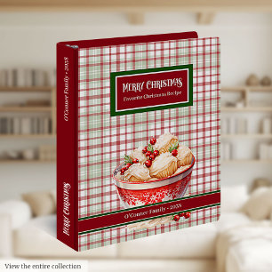 Classeur Festif de Noël Baking Ring Planner