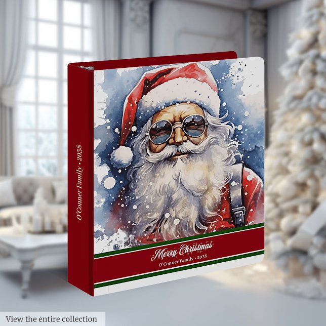 Classeur Festive Santa Claus Ring Binder Memory Album Gift (Festive Santa Claus Ring Binder Memory Album Gift)