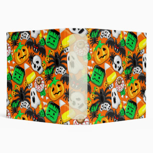 Classeur Fête des Candies Éffrayantes d'Halloween