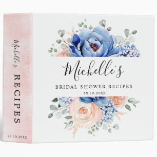 Classeur Fête des mariées bleu marine Ardoise Dusty Blush R