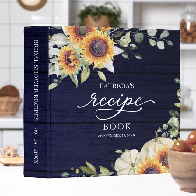 Classeur Fête des mariées de fleurs de soleil vertes Livre  (Créateur téléchargé)