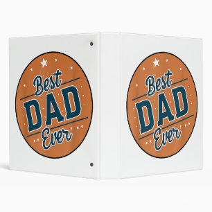 Classeur Fête des Pères Meilleur Papa du Monde