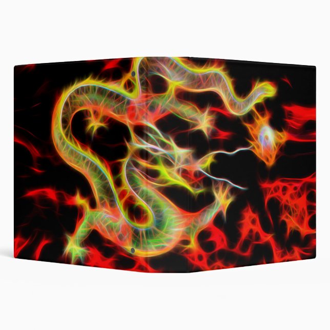 Classeur Feu de dragon sur Lucky Energy (Arrière-plan)