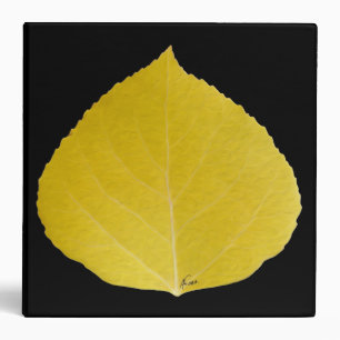 Classeur Feuille d'Aspen jaune #5