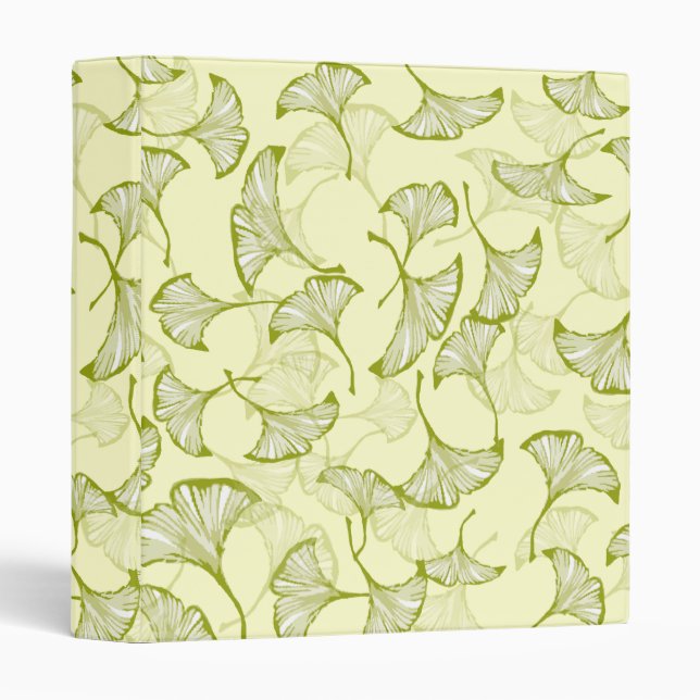 Classeur Feuille de Ginkgo (Devant/Côté)