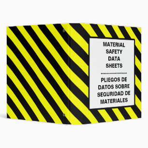 Classeur Feuille de MSDS