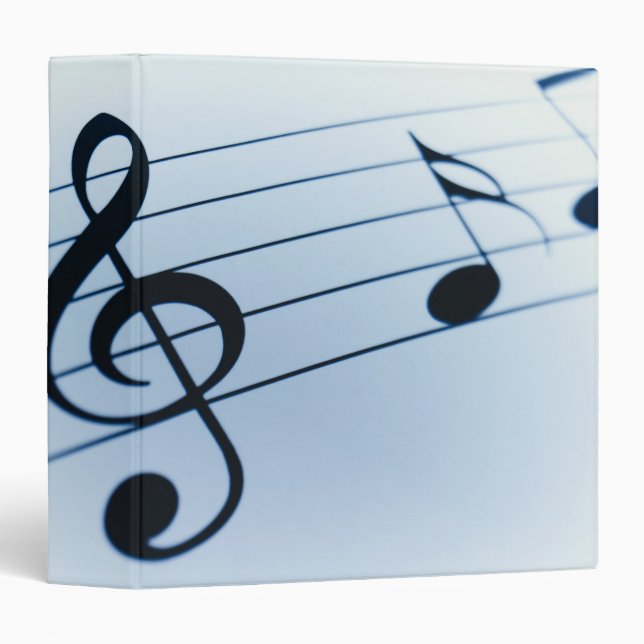 Classeur Feuille de musique (Devant/Côté)