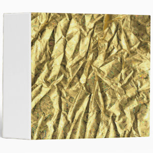 Classeur Feuille d'or brillante