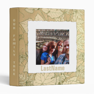 Classeur Feuille fait sur commande d'arbre de photo de