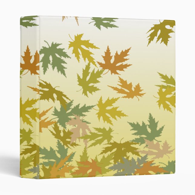Classeur Feuilles d'automne (Devant/Côté)
