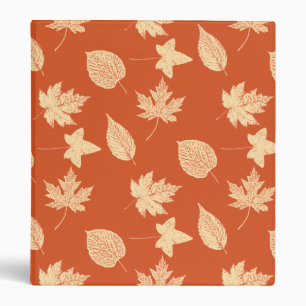 Classeur Feuilles d'automne - mandarin orange