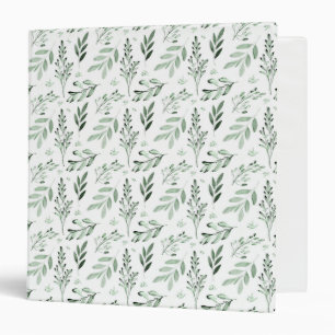 Classeur Feuilles vertes 